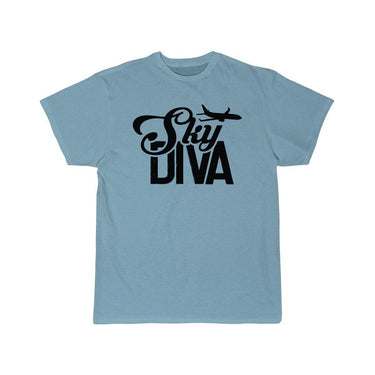 Sky Diva Flight Attendant Job Cabin Crew Aviation T-SHIRT THE AV8R